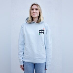 Clare V. Oui Oui hoodie sweatshirt size M